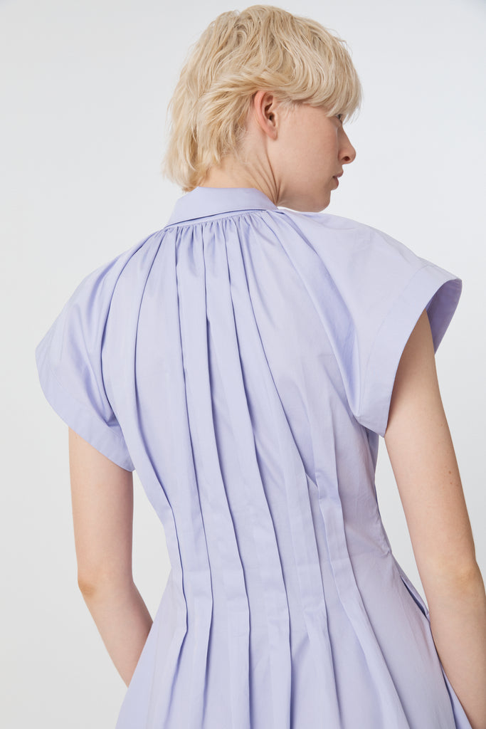 Unchartered Pleated Dress - Lilac