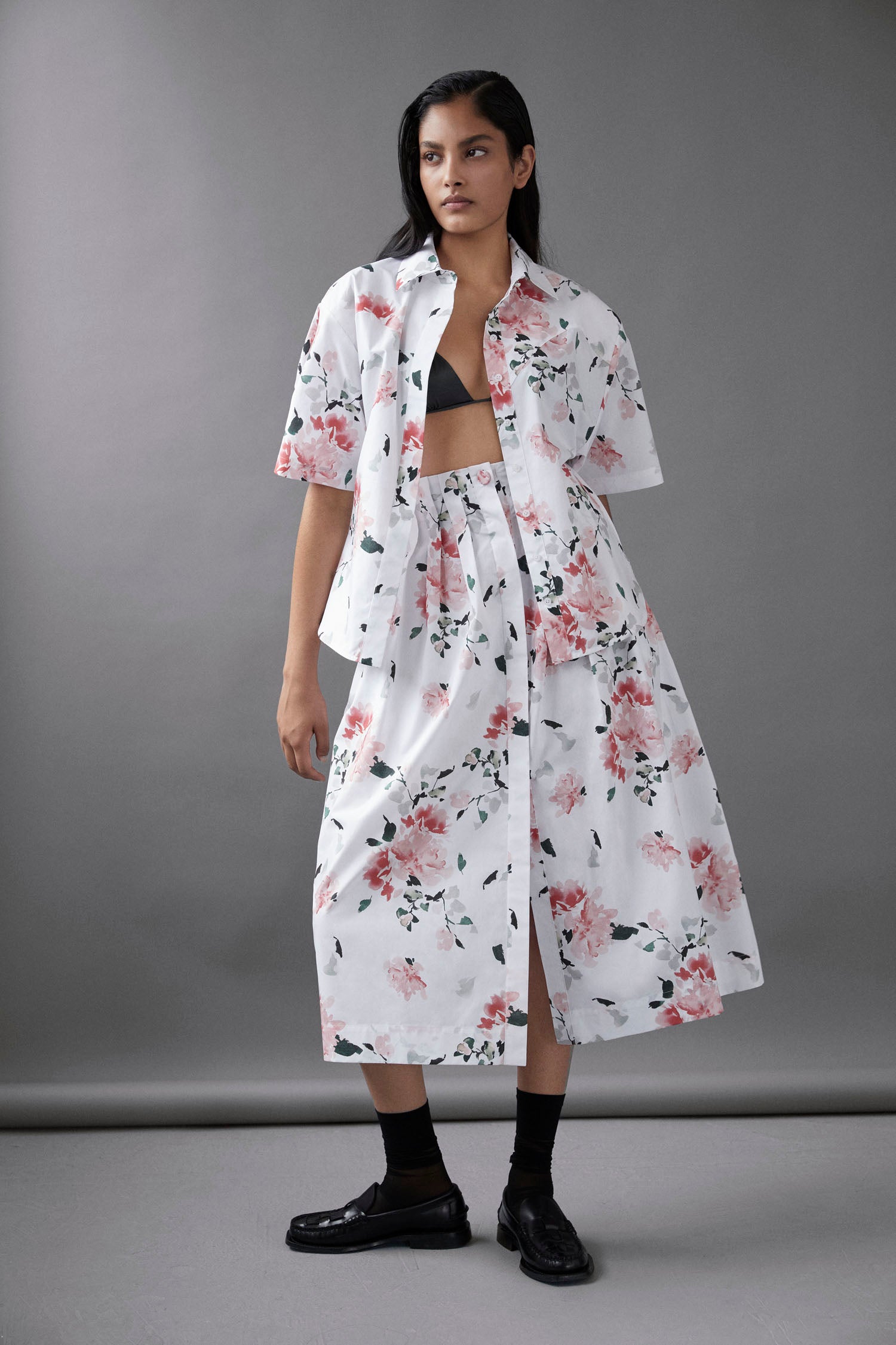 Tommi Shirt - Blush Floral